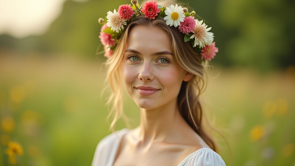Mergaitės su žoliniais vainikais Jono Kupalo šventėje, žolinės tradicijos
